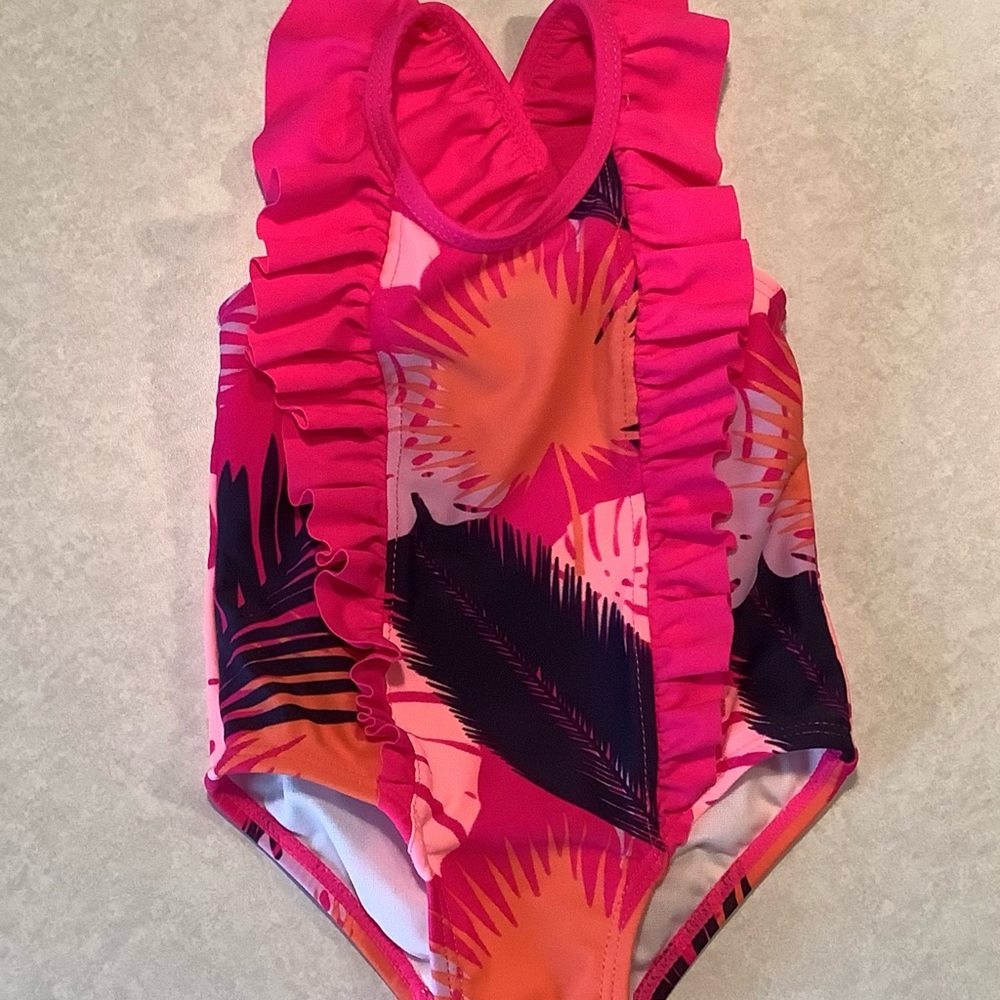 🤑Wave Zone one piece swimsuit. Size 12M.